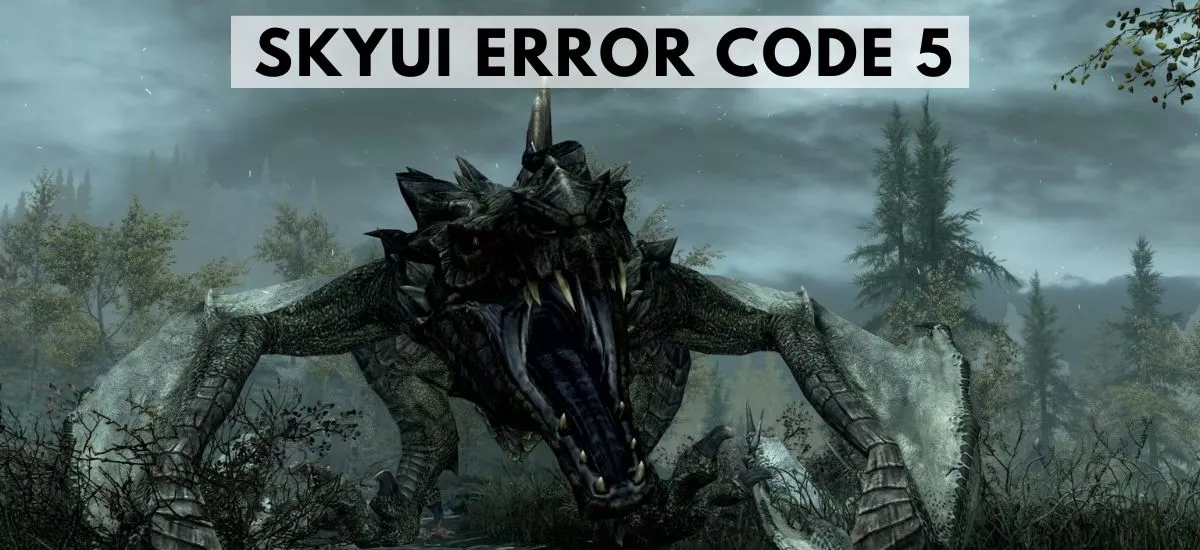 SkyUI Error Code 5