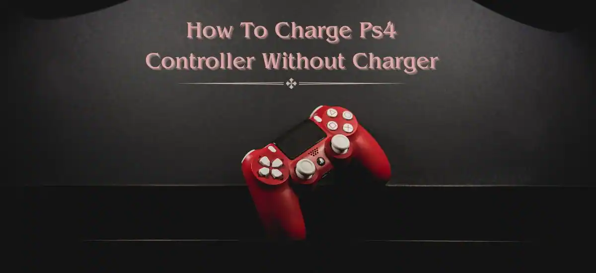 how to charge ps4 controller without charger
